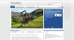 Desktop Screenshot of en.sjalfbaerni.is